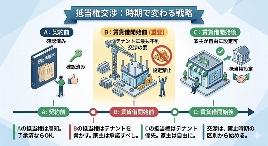 賃貸借契約交渉術：家主様が知っておくべき「抵当権」のポイント