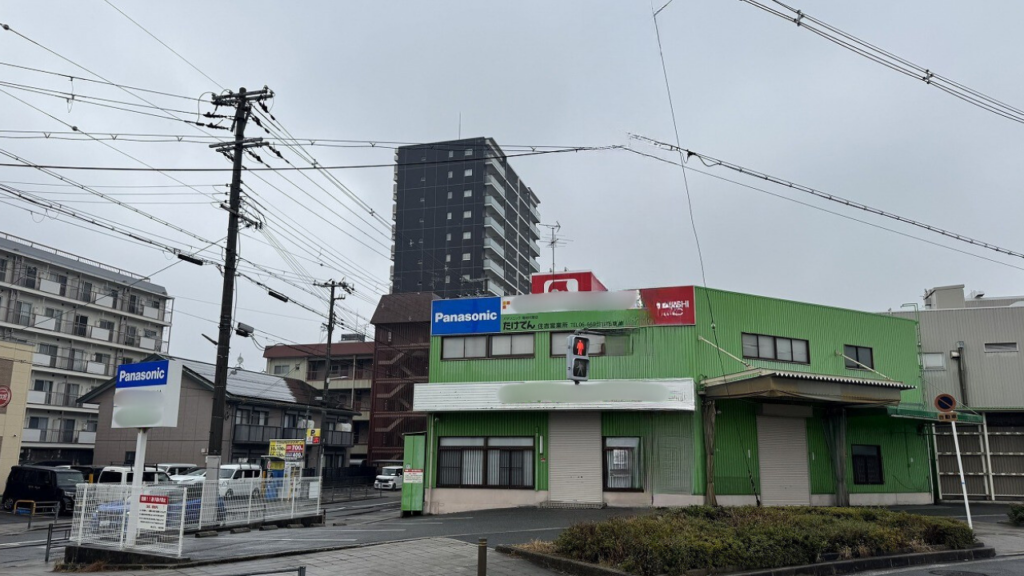 大阪市住吉区ロードサイド店舗倉庫